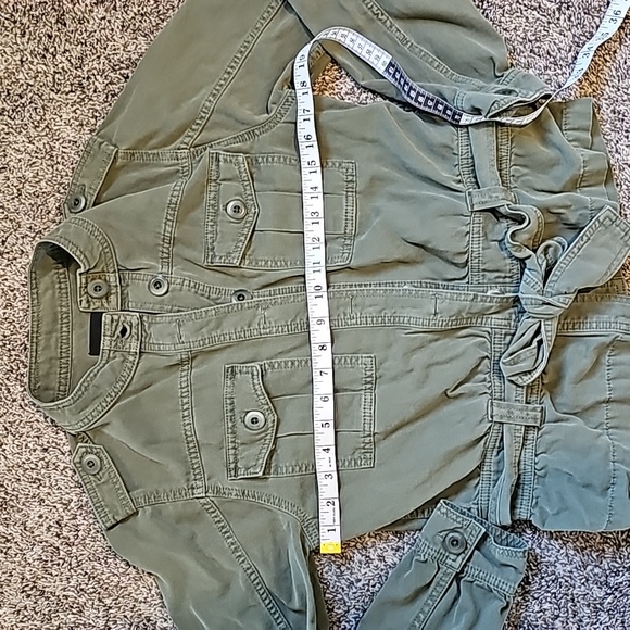 STUNNING JOES KHAKI GREEN UTILITY JACKET - Picture 4 of 8